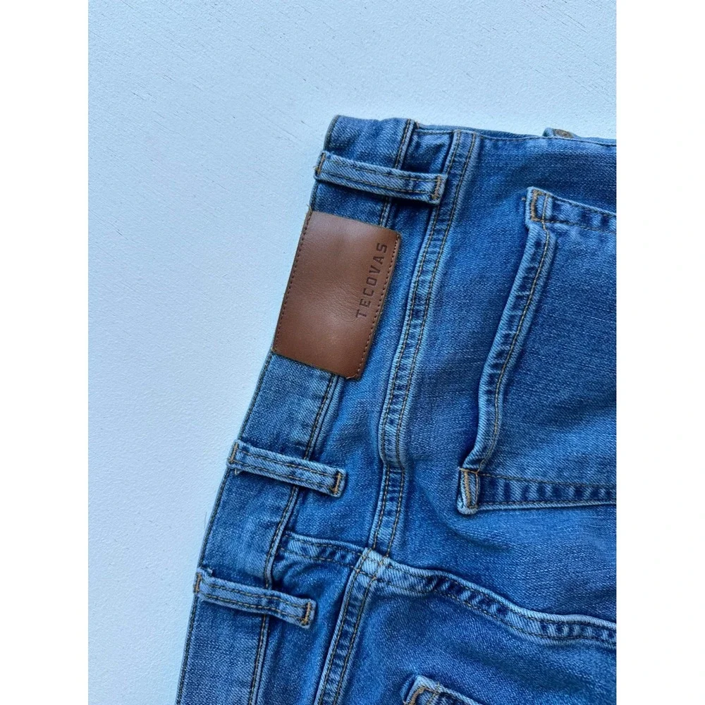 Tecovas Slim Jean Mens 31x30 Medium Blue Denim Stretch SLM2021 Western Casual